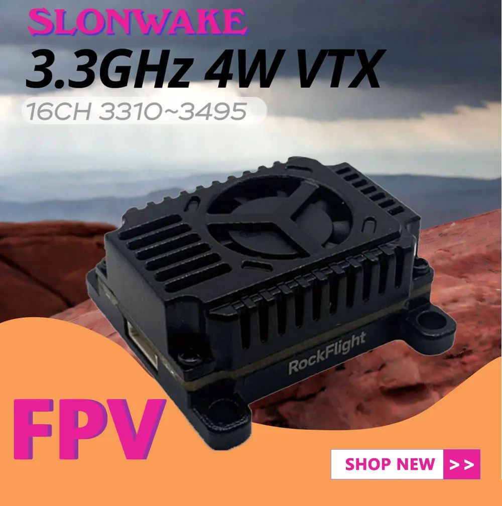 SLONWAKE FPV 3.3G 16CH 4000mW  - Drone Receiver recension och pris