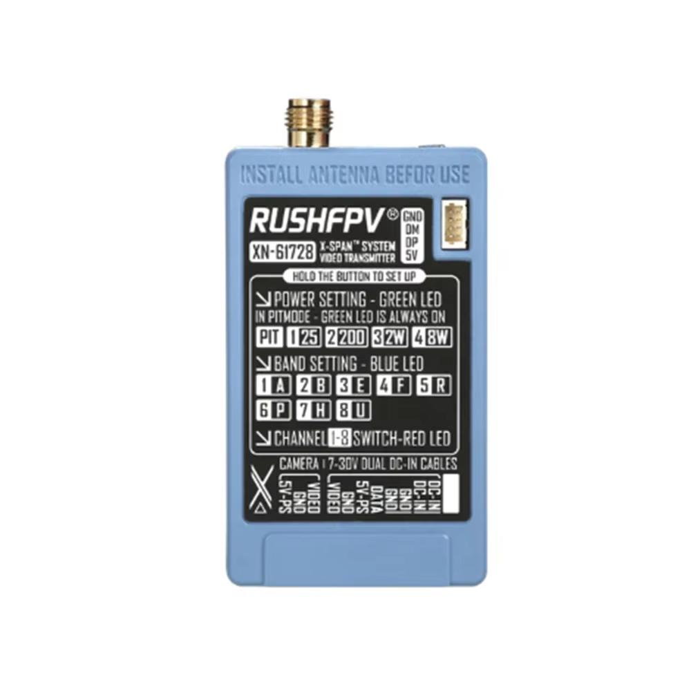 RUSHFPV 6.1‑7.2G 8W X61728 VTX - Drone Receiver recension och pris