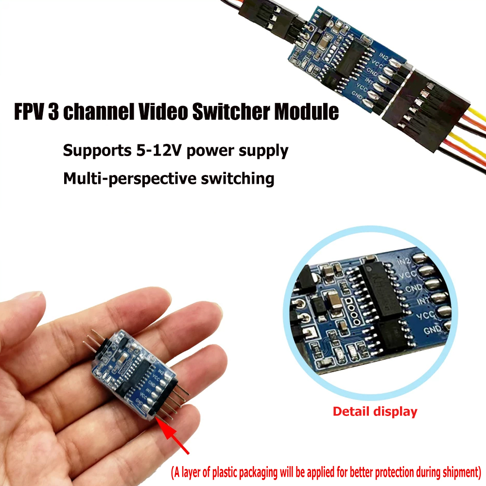 5.8G 3 Channel Video Switcher  - Drone Receiver recension och pris