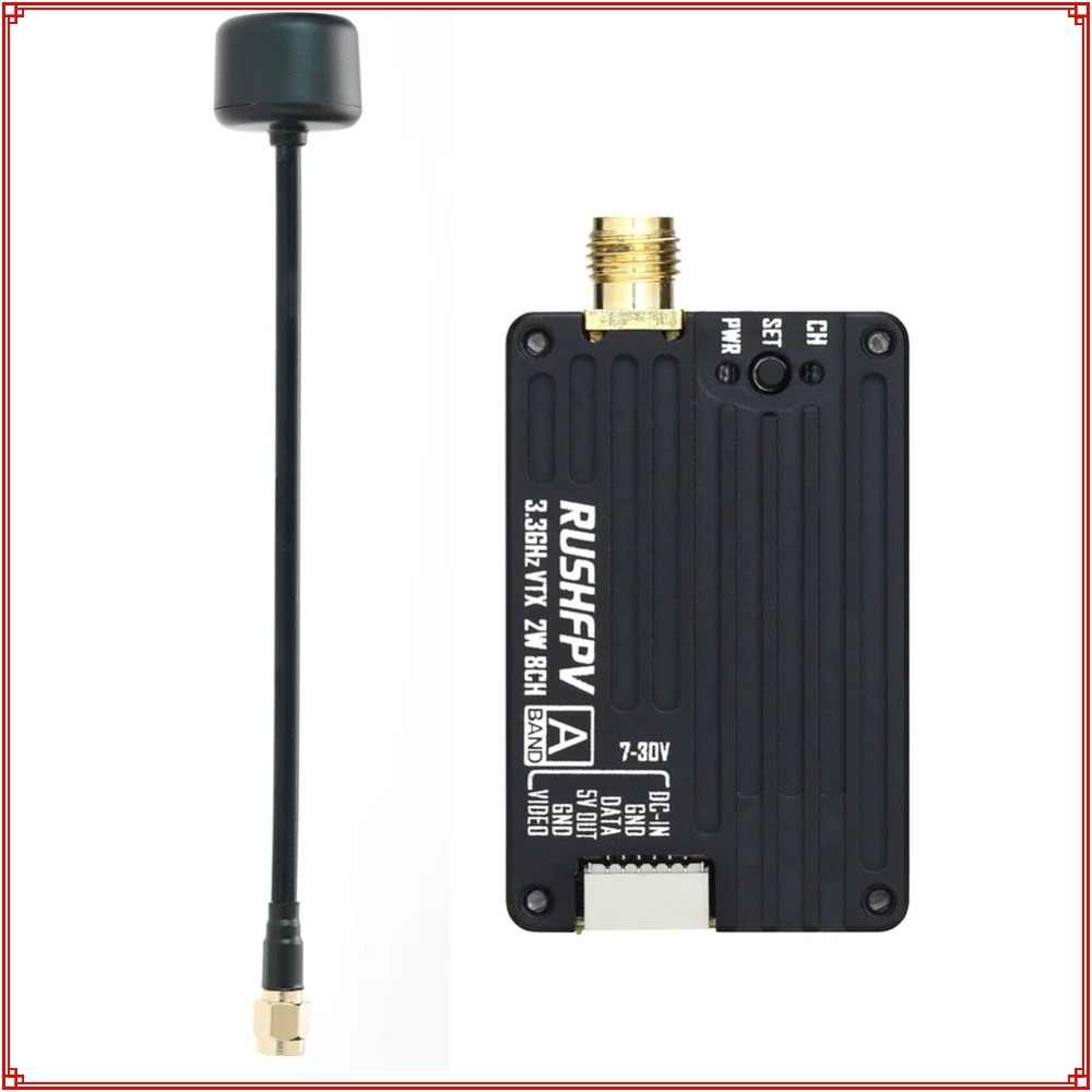 2026 New RUSHFPV 3.3G 2W VTX T - Drone Receiver recension och pris