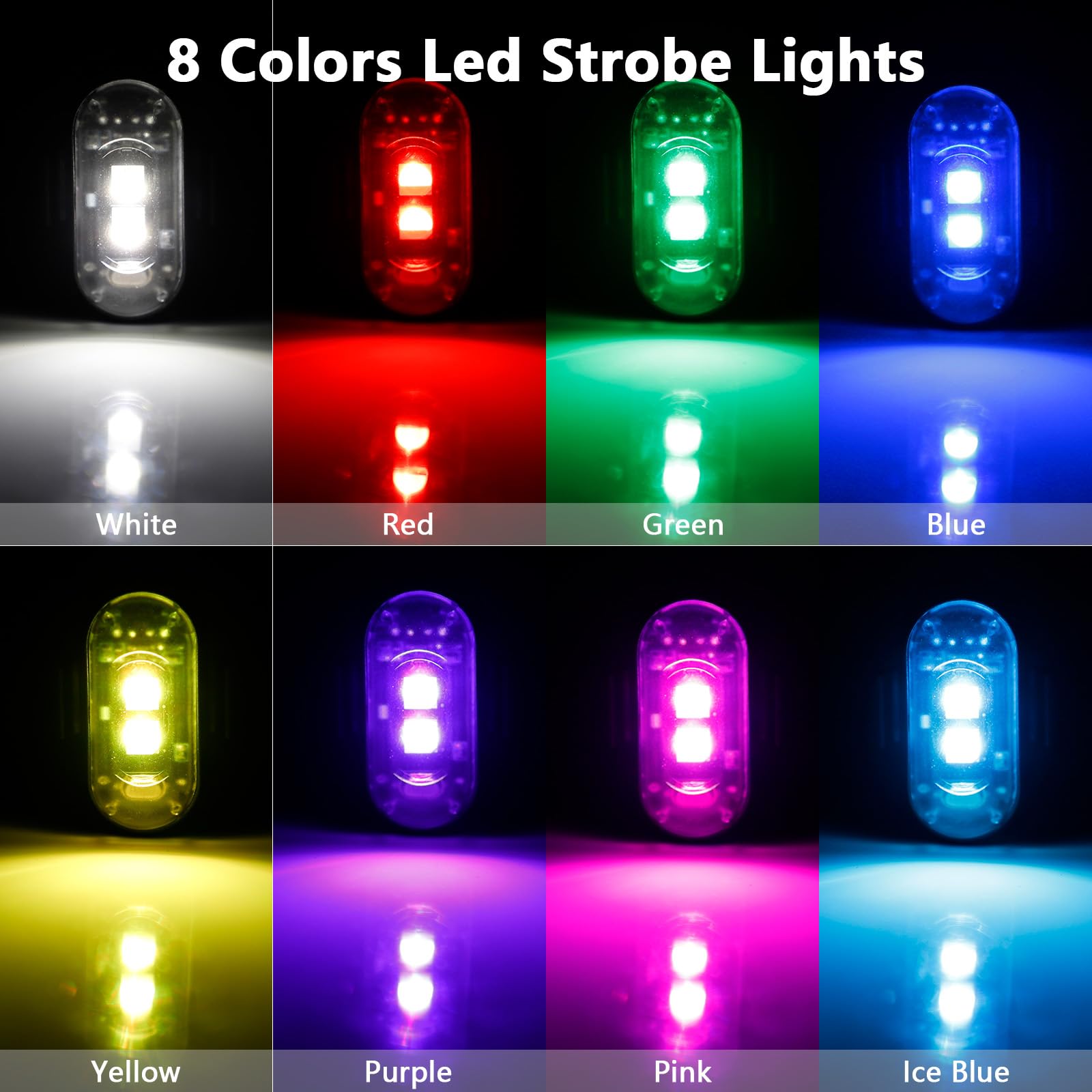 4 Pcs Led Strobe Lights with R - Drone Led Light recension och pris