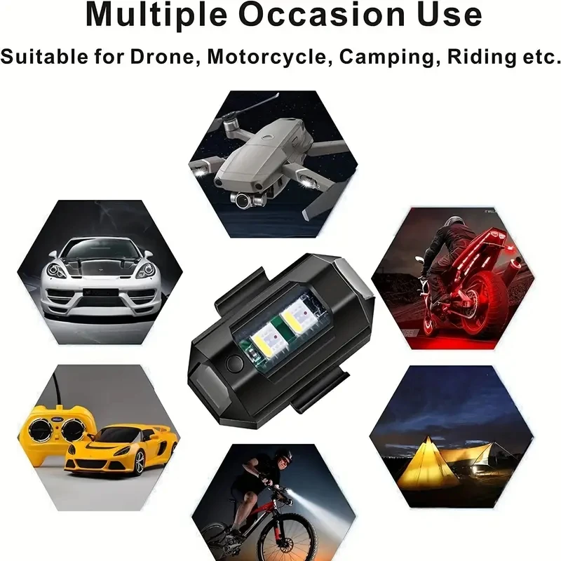 1Pcs Remote LED RGB Anti-colli - Drone Led Light recension och pris
