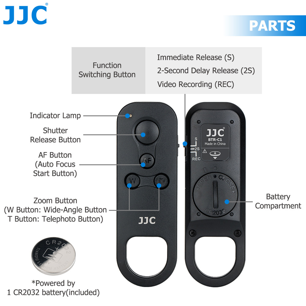 JJC BR-E1 Bluetooth Remote Con - Canon Camera Eos M50 Mark Ii recension och pris