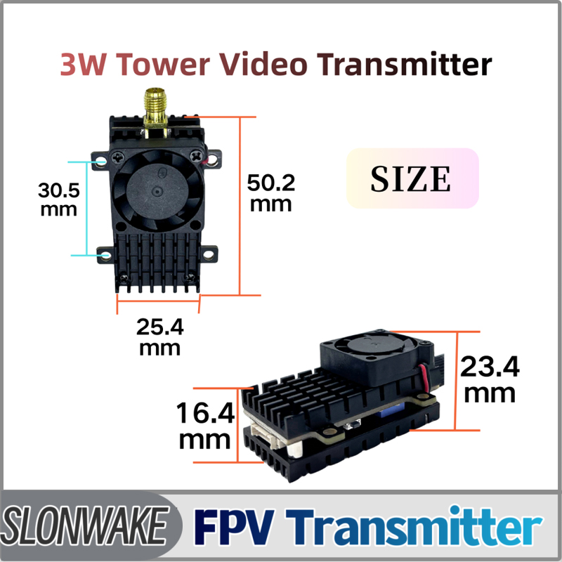 SLONWAKE 5.8G 3000mW Simulatio - Drone Receiver recension och pris